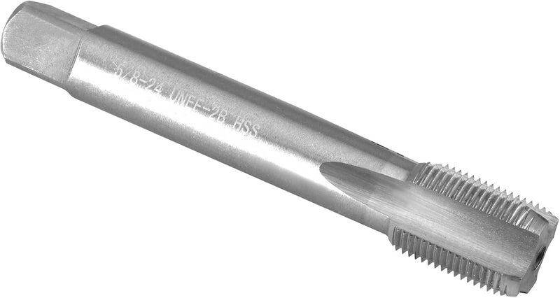Burkit 5/8"-24 UNEF Thread Tap Right Hand, HSS 5/8 x 24 UNEF Straight Fluted Machine Tap - Image 1